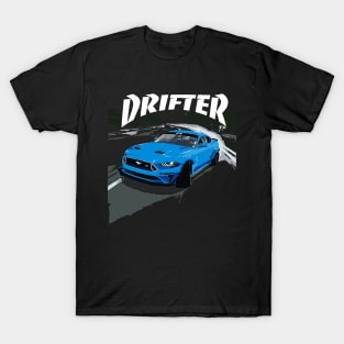 Drifter - Drift Mustang Grabber Blue RTR T-Shirt